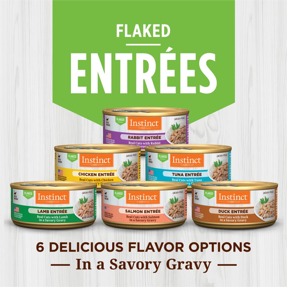 Instinct Flaked Lamb Entr  e Wet Cat Food 5.5 oz. Can