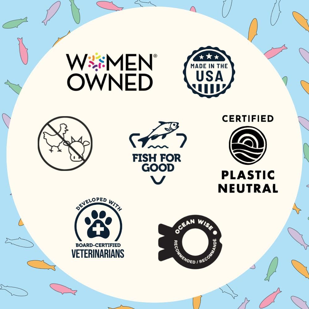 Chippin Dog Birthday Soft Treat, Great Gift, Wild-Caught Fish, Pumpkin Jerky for Dogs, No Chicken, Grain-Free, Hypoallergenic |