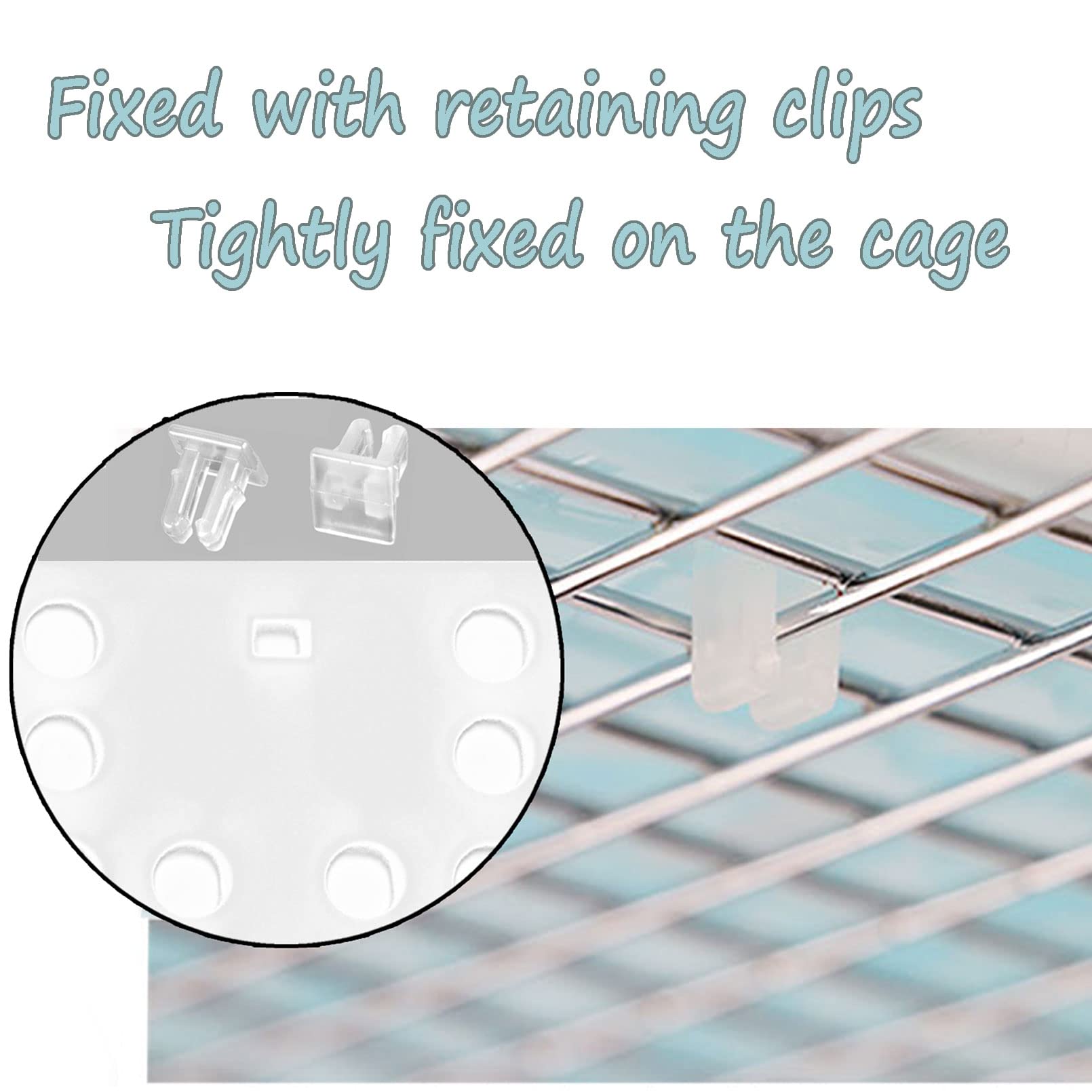 4 Pcs Rabbit Feet Pad Plastic Bunny Cage Floor Mat Foot Resting Hole Leak Water Nest Mat Pet For Small Animal Hamster Rat Chinch