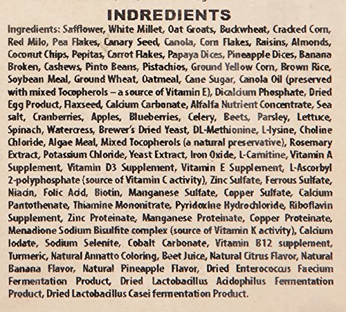 Higgins 466125 Safflower Gold Natural Food For Conure/Cockatiel, 25-Pound