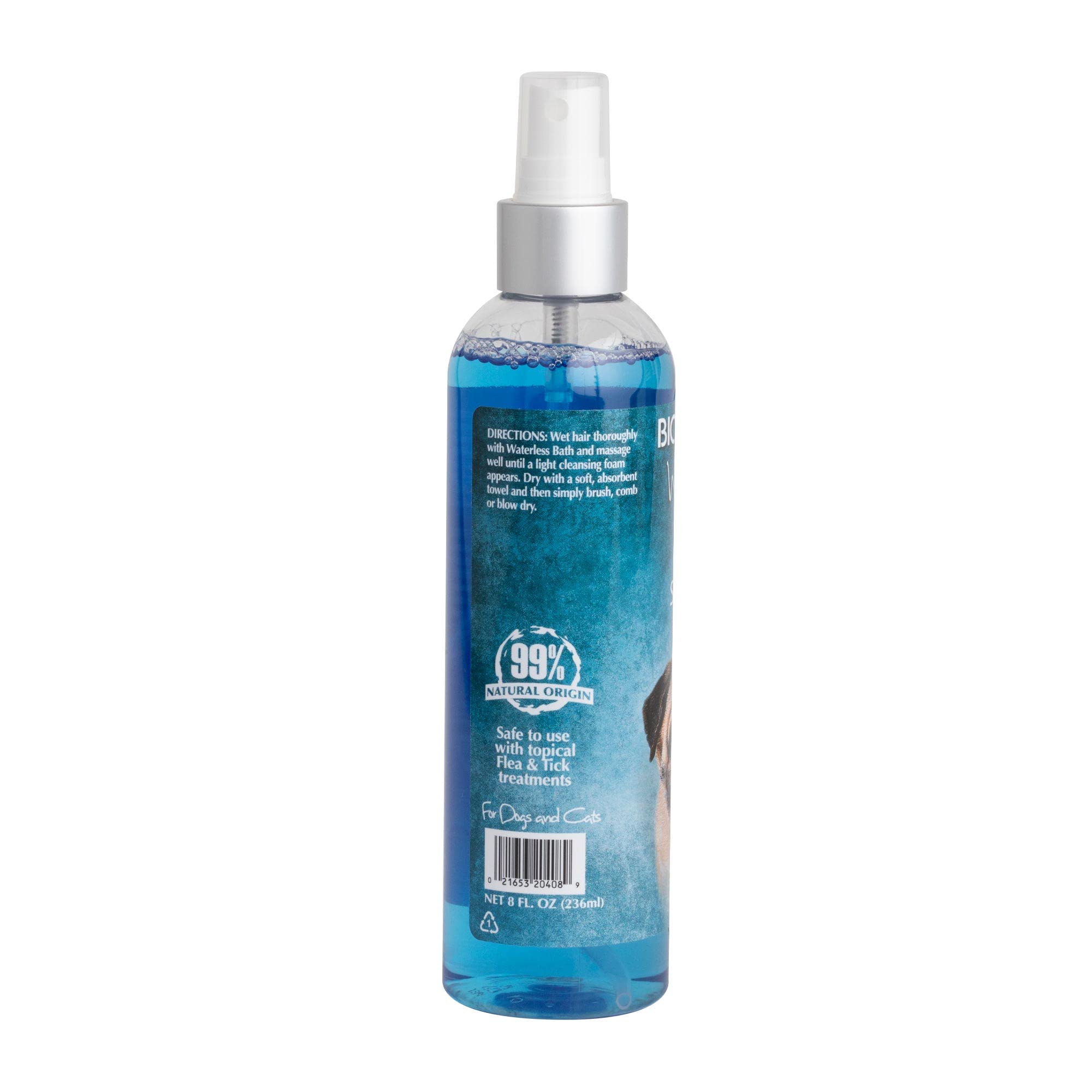 Bio-Groom Waterless Dog Shampoo - Tearless, No-Rinse, Dog Bathing Supplies, Puppy Wash, Cat & Dog Grooming Supplies, Cruelty-Free, Made In Usa, Dry Shampoo Spray, Dog Products - 8 Fl Oz 1-Pack