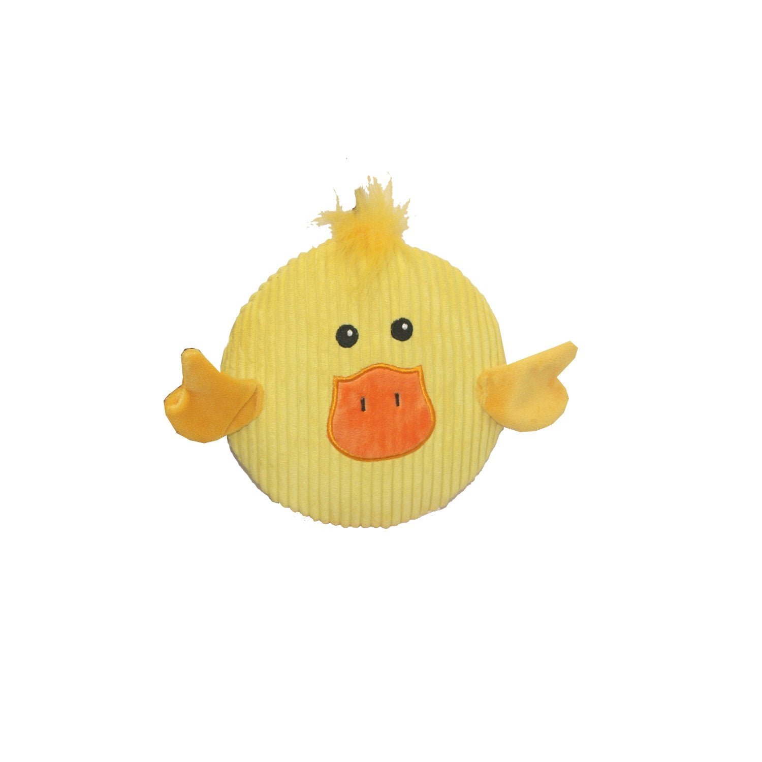 Multipet 43205-1 Sub-Woofer Squeaking Duck Toy, 7', Yellow
