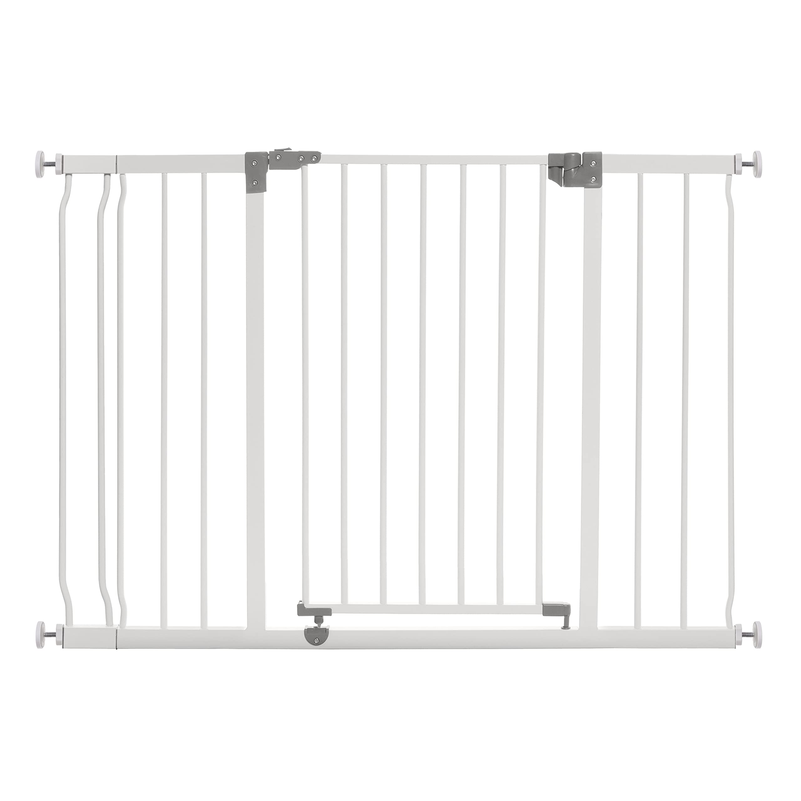 Dreambaby Liberty Extra-Wide Hallway Baby Safety Gate Set - with 3.5''/ 9cm Wide Extension - Smart Stay Open Feature - Fits Open