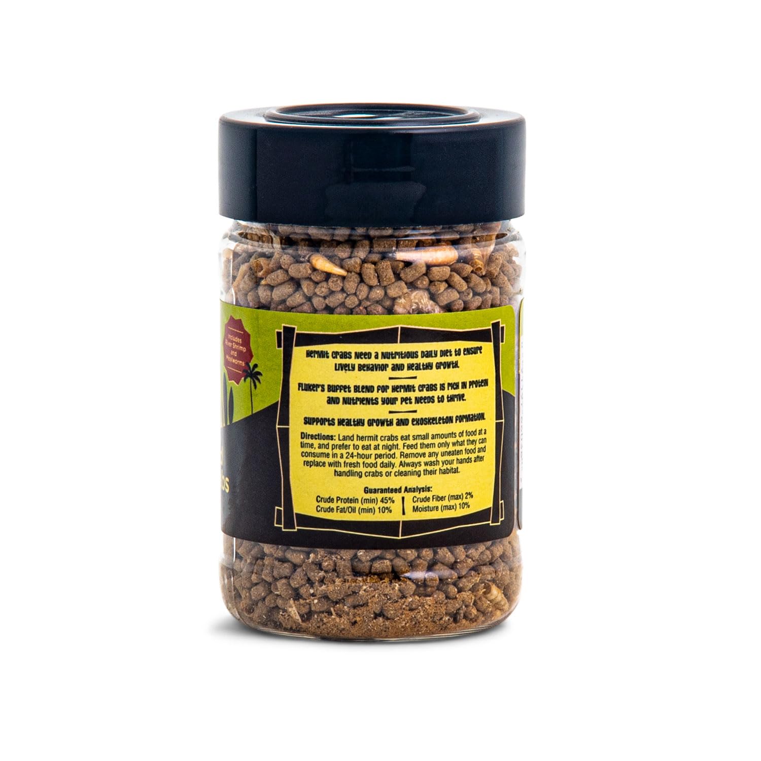 Flukers Buffet Blend Diet - Food for Hermit Crabs 2.4 oz