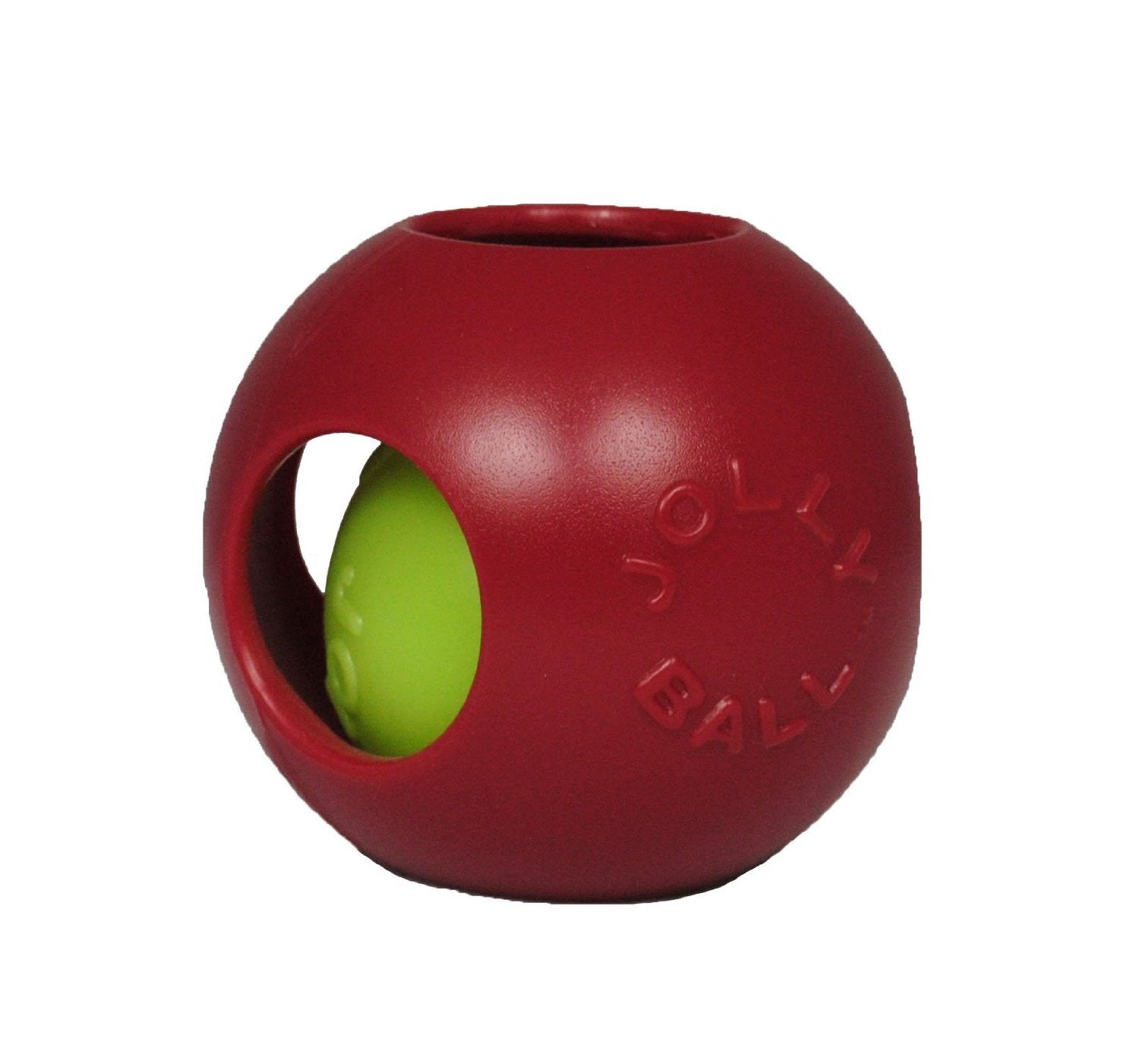 Jolly Pets Teaser Ball Dog Toy, Small/4.5 Inches, Red (1504 Rd)