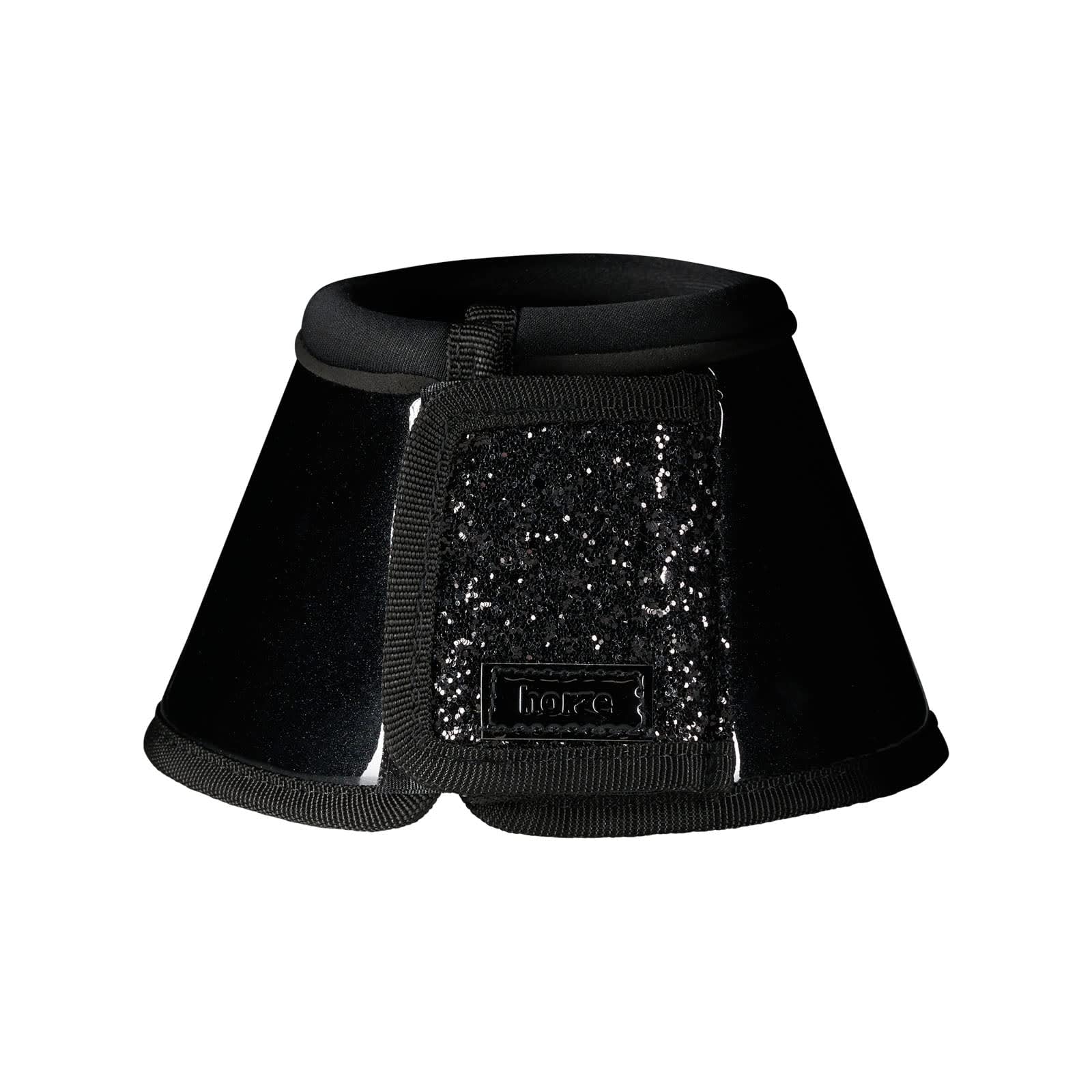 Horze Bell Boots With Glitter - Black - X-Large
