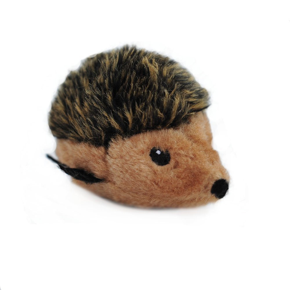 Zippypaws - Woodland Friends Burrow, Interactive Squeaky Hide And Seek Plush Dog Toy - Chipmunk Miniz, 3 Pack