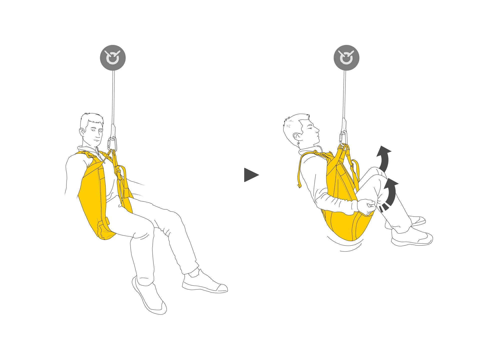 Petzl, PITAGOR Litter and Evacuation Triangle Harness