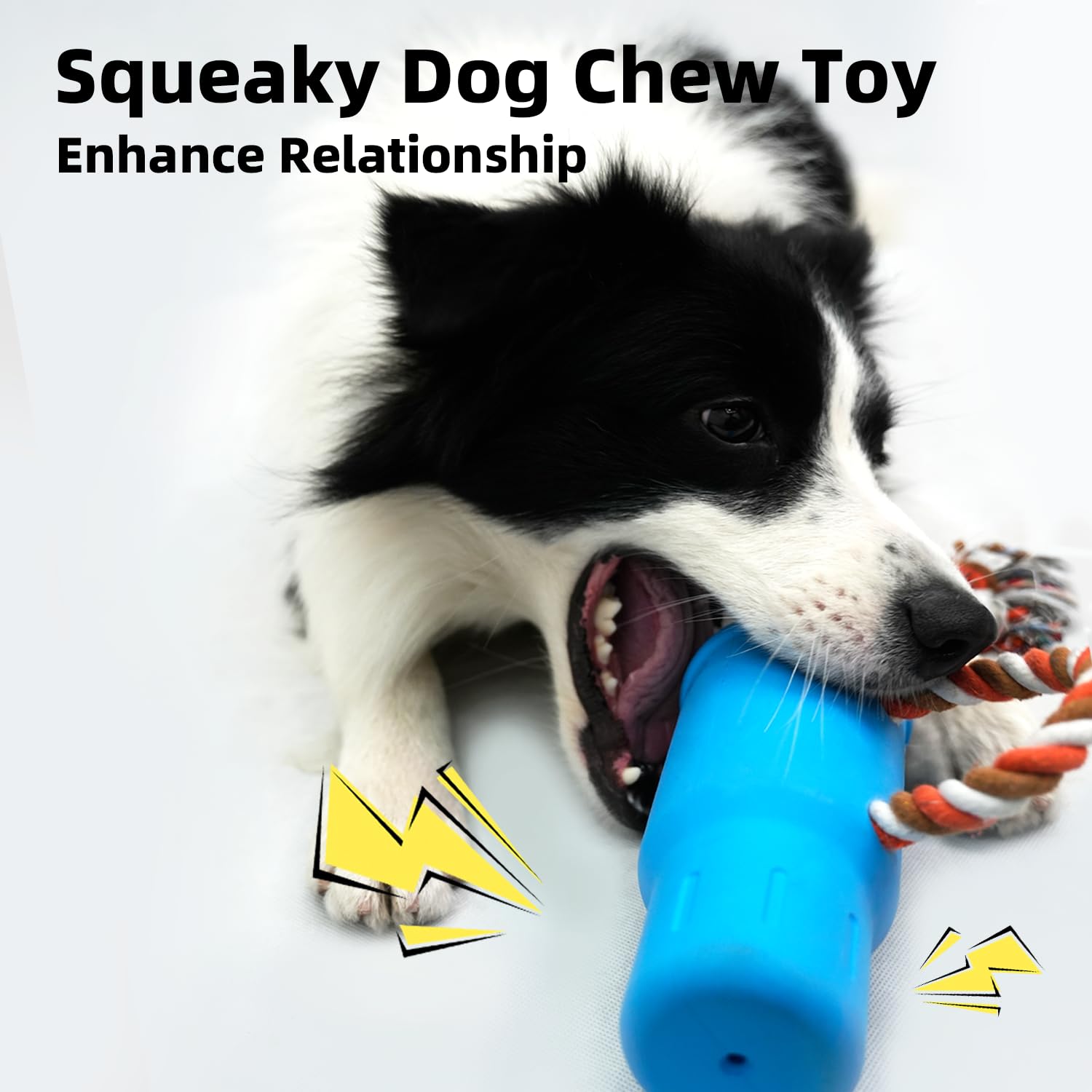 Dog Toys For Aggressive Chewers, Dog Squeaky Toys For Large Dogs, Durable Indestructible Tough Dog Chew Toys For Medium Dogs, In
