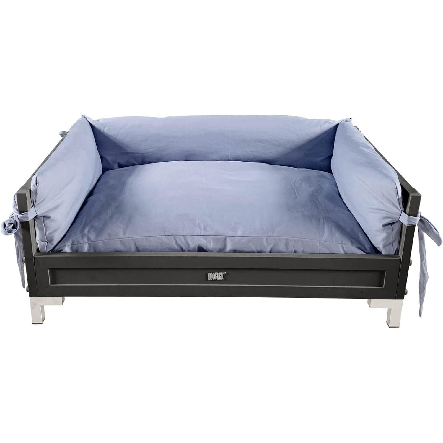 New Age Pet Ecoflex Manhattan Raised Dog Bed With Cushion For Extra Large Dogs, Espresso
