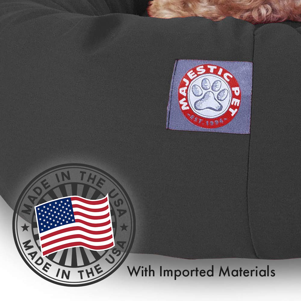 Majestic Pet 24 Inch Gray Bagel Dog Bed Products