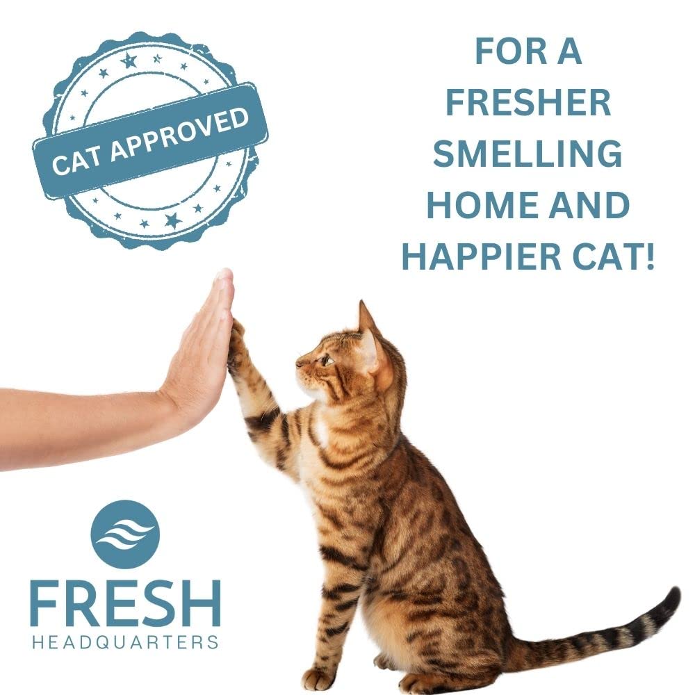 4 Pack Activated Carbon Odor Reducing Filter Replacements Compatible with Hidden Cat Litter Planters - Active Natural Charcoal F