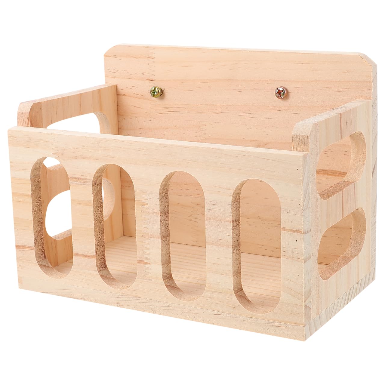Rabbit Feeder Bunny Food Manger Wooden Manger Rack Grass Holder Cage Feeder Pet Supplies for Guinea Pig Chinchilla Hamster 23. 5