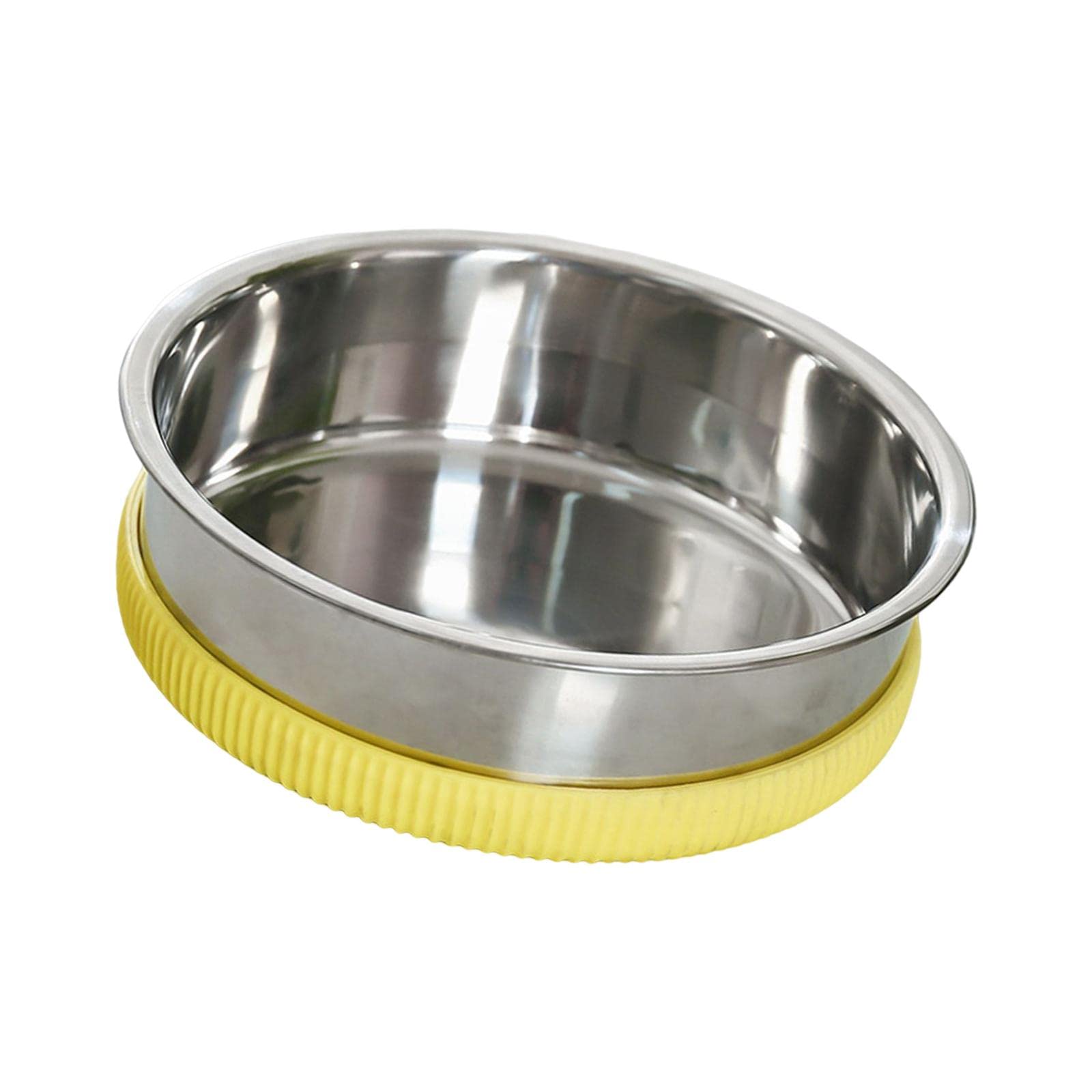 Atorse Cat Food Bowls Pets Dish Kitty Kitten Watering Supplies Waterer Feeder Dog Yellow|Pet Supplies|Cat Supplies|Dishes Feeder