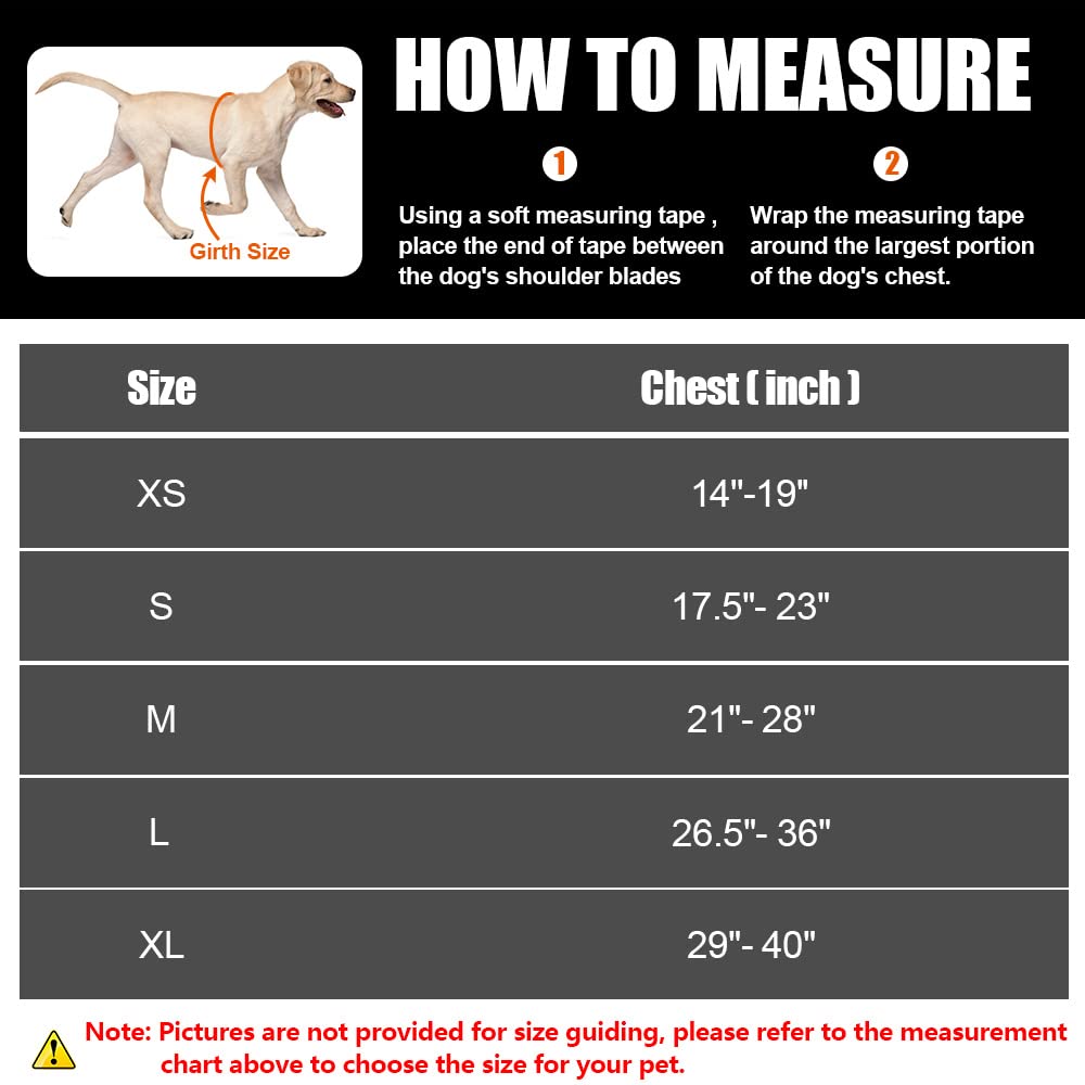 Service Dog Vest Harness And Leash Set, Animire In Training Dog Harness With 8 Dog Patches, Reflective Dog Leash With Soft Padded Handle For Small, Medium, Large, And Extra-Large Dogs (Red,M)