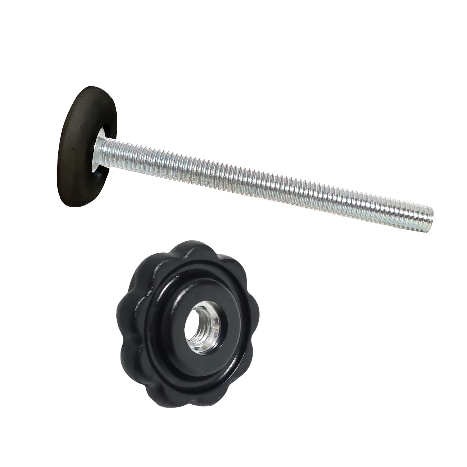 4 Pack Baby Gate Replacement Parts Threaded Spindle Rod 8MM(M8), Screw Bolts Hardware Kit for Pet & Dog Pressure Mounted Safety