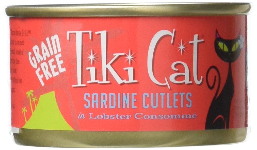 Tiki Cat & Tiki Dog 12/2.8 oz Cat Grill Sardine Lobster-Bora Bora Cat Food, One Size