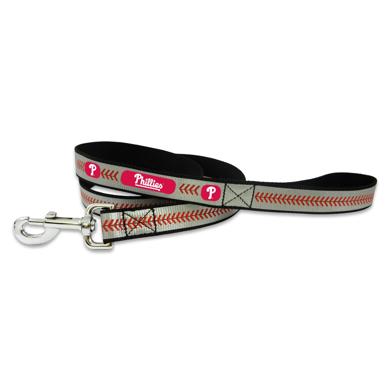 MLB Philadelphia Phillies Baseball Pet Leash, Reflective, Large