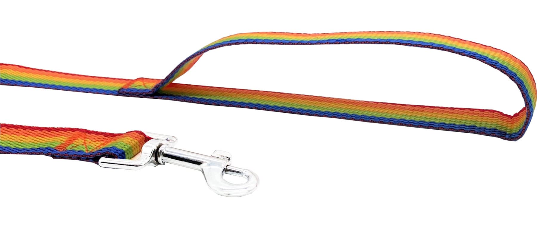 Nylon Training Dog Leash For Small Medium Large Dogs, 15Ft 20Ft 30Ft 50Ft Long Leash Dog/Puppy Lead For Obedience Recall Training, Camping (20Ft, Rainbow)