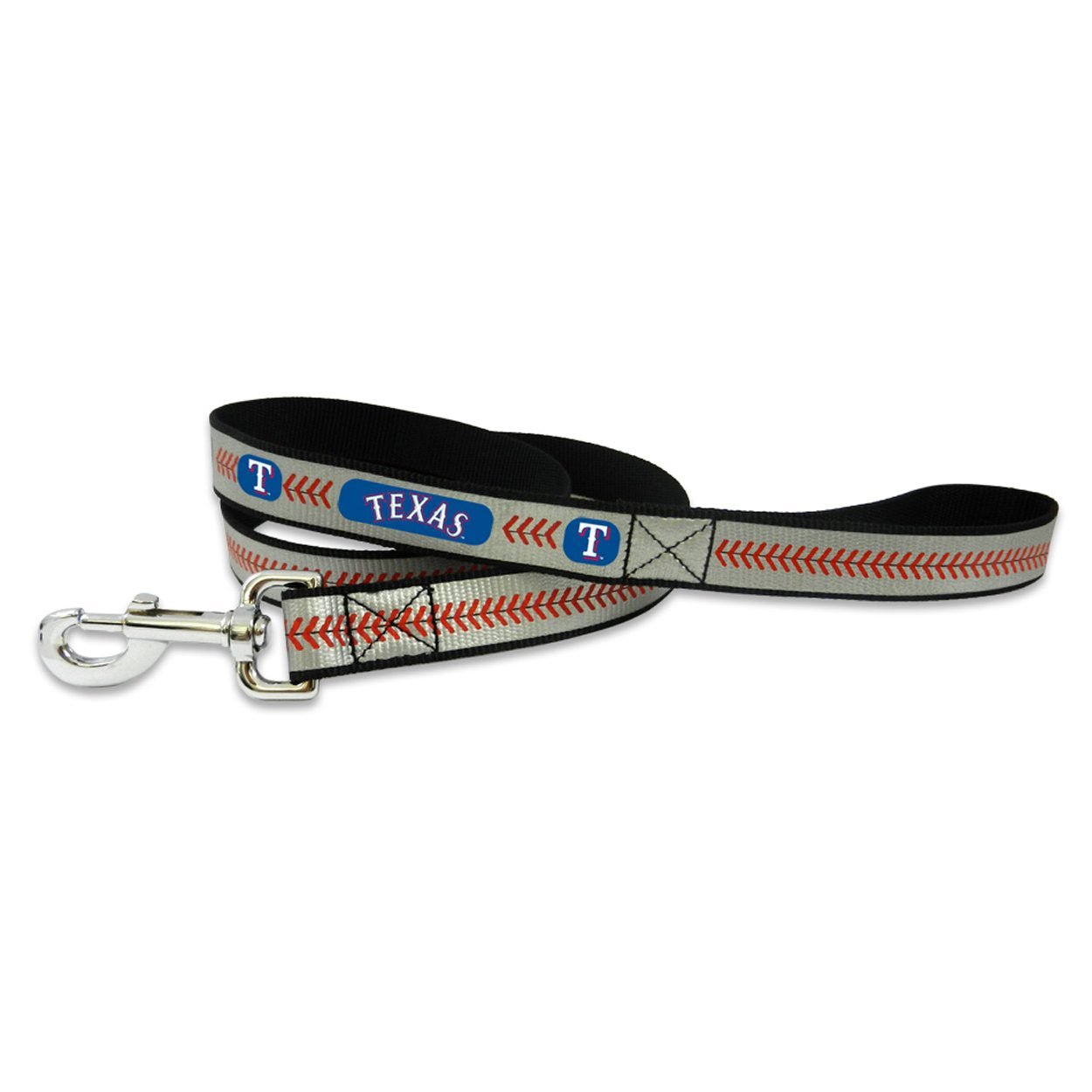 MLB Texas Rangers Baseball Pet Leash, Reflective, Large