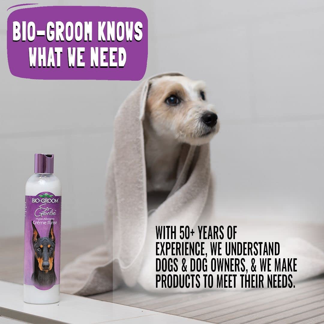 Bio-Groom Groom'N Fresh Dog Conditioner – Scented Dog Bathing Supplies, Puppy Wash, Cat & Dog Grooming Supplies For Sensitive Skin, Cruelty-Free, Made In Usa, Tearless Dog Products – 12 Fl Oz 1-Pack