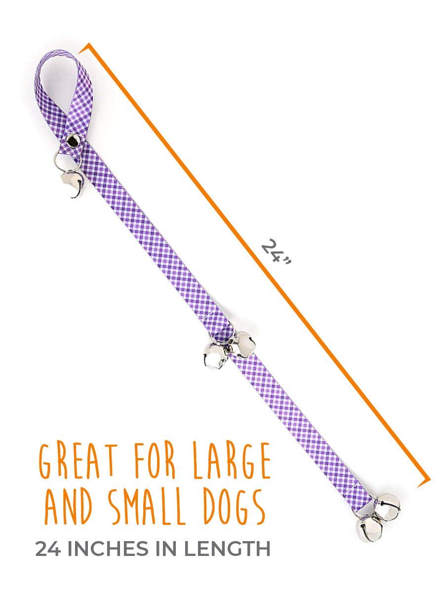 Mighty Paw Tinkle Bell 2.0 - Door Jingle Bells Dogs - Stylish Fabric With Premium Quality - Potty Training Tool - Housetraining