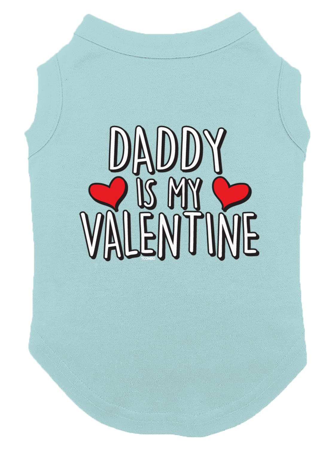 Daddy Is My Valentine Dog Shirt (Chill, Medium)