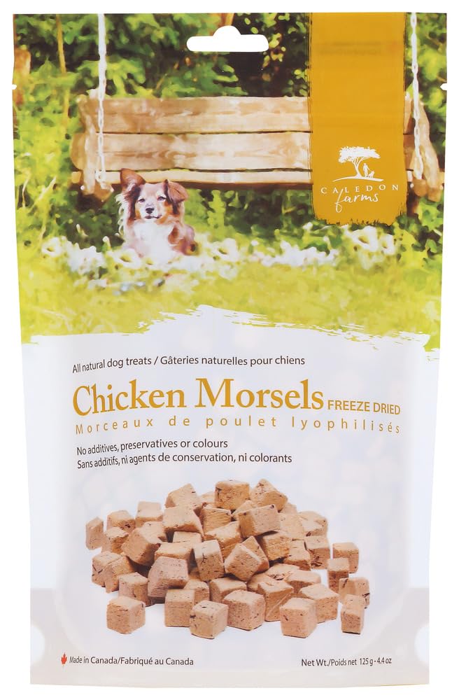 Caledon Farms Chicken Morsels Dog Treats: 125G/4.4OZ