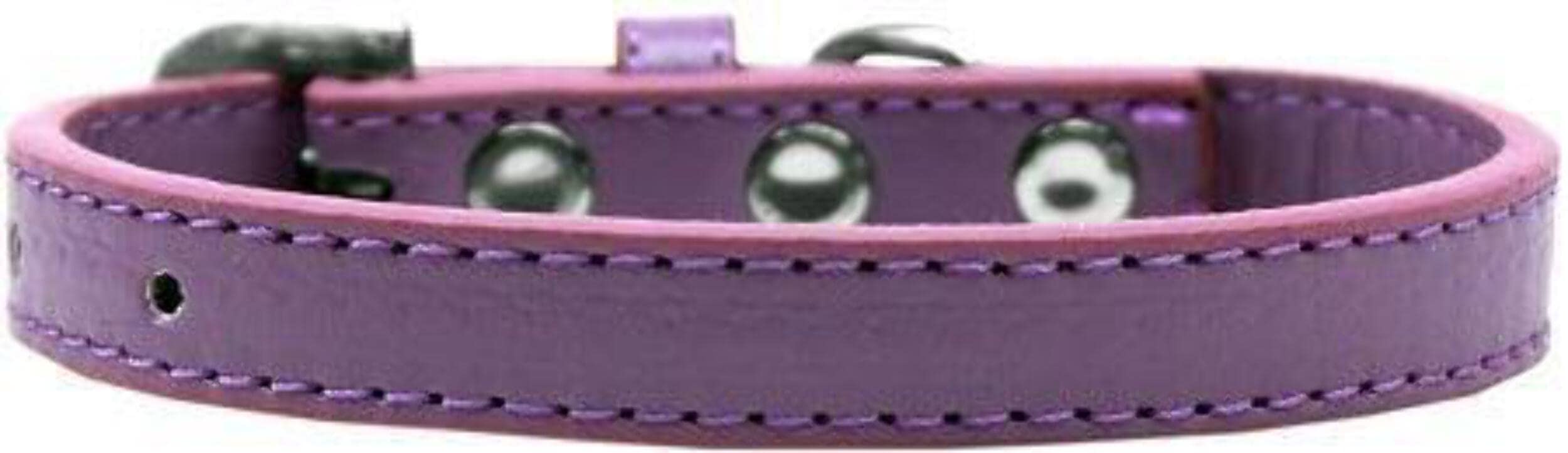 Mirage Pet Products 509-2 BPK-16 Wichita Plain Dog Collar, Bright Pink, Small