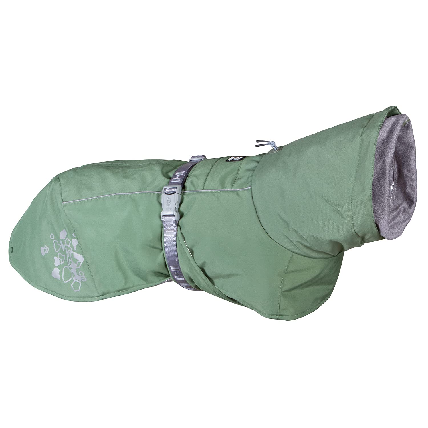 Hurtta Extreme Warmer 2, Winter Dog Coat Eco, Hedge, 14 In