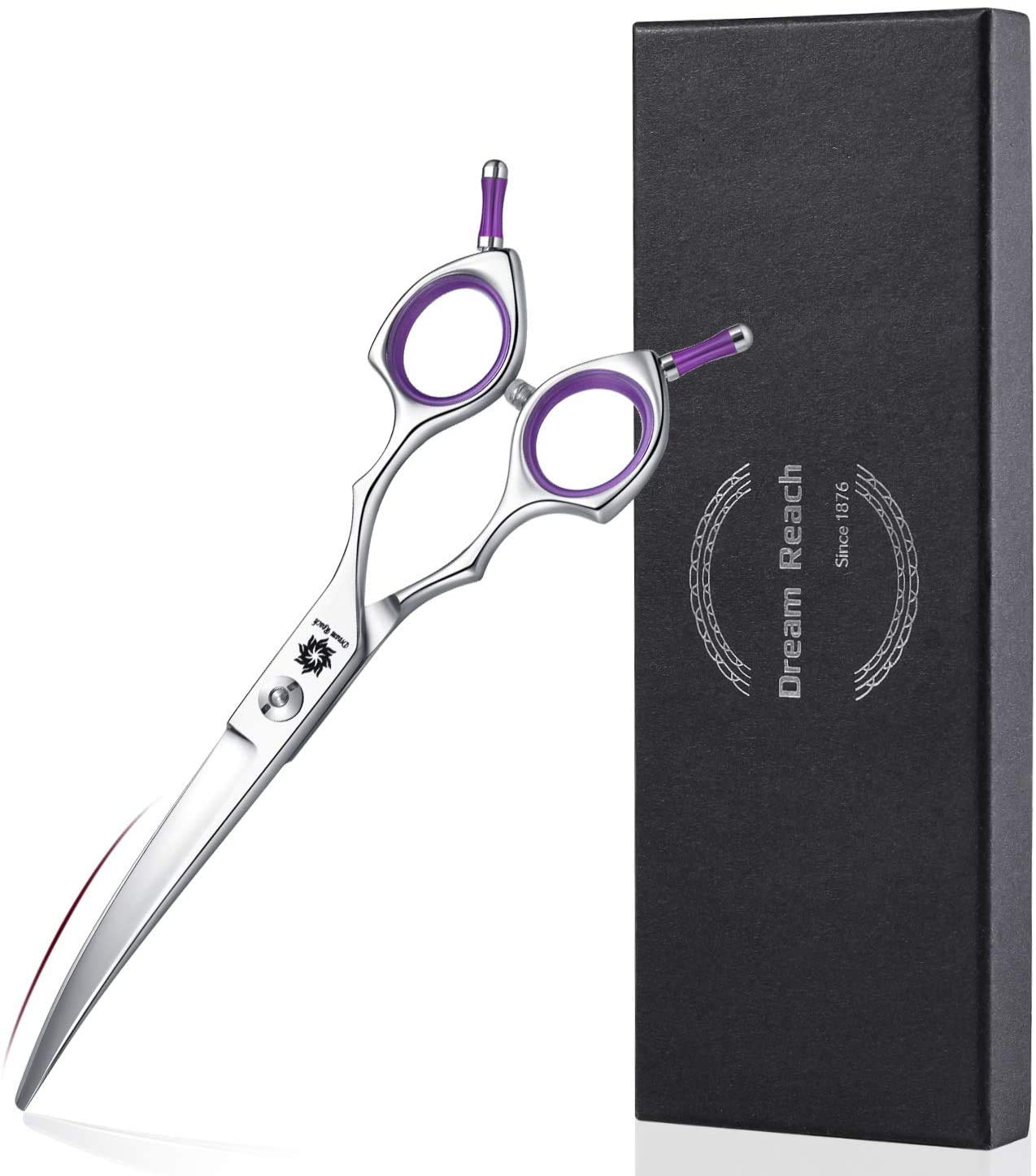 Grooming Pet Shear, 65 Inch Downword Curved Scissors, Curved Shears For Cat Shears And Small Dog Shears Or Any Breed Trimming Cu