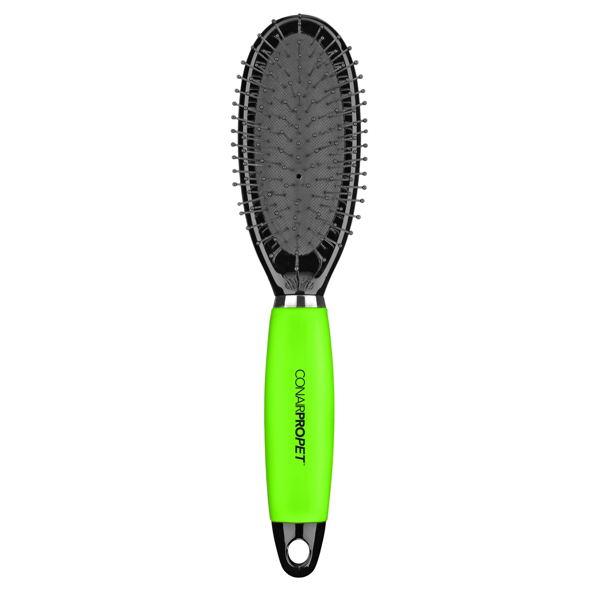 Conairpro Dog & Cat - Medium Pin Brush - Dog Brush For Shedding, Stainless Steel Round Tip Pins With Memory Grip Gel, Ideal For Medium Breeds