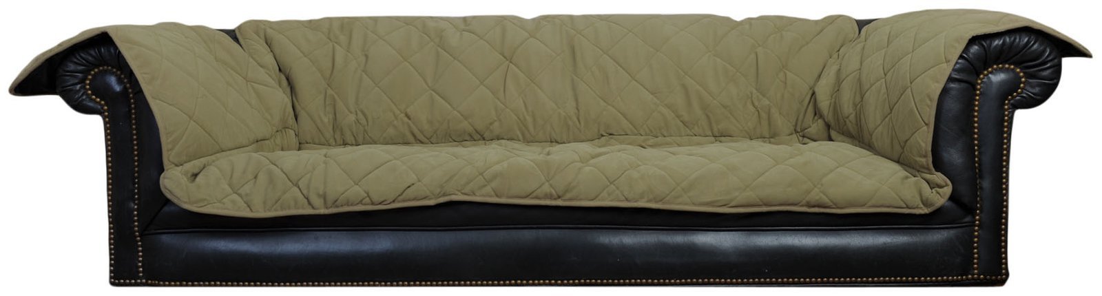 Cpc Diamond Quilted Couch Protector, 72-Inch, Sage