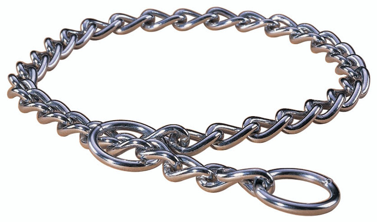 Hamilton Heavy Choke Chain Dog Collar, 24-Inch