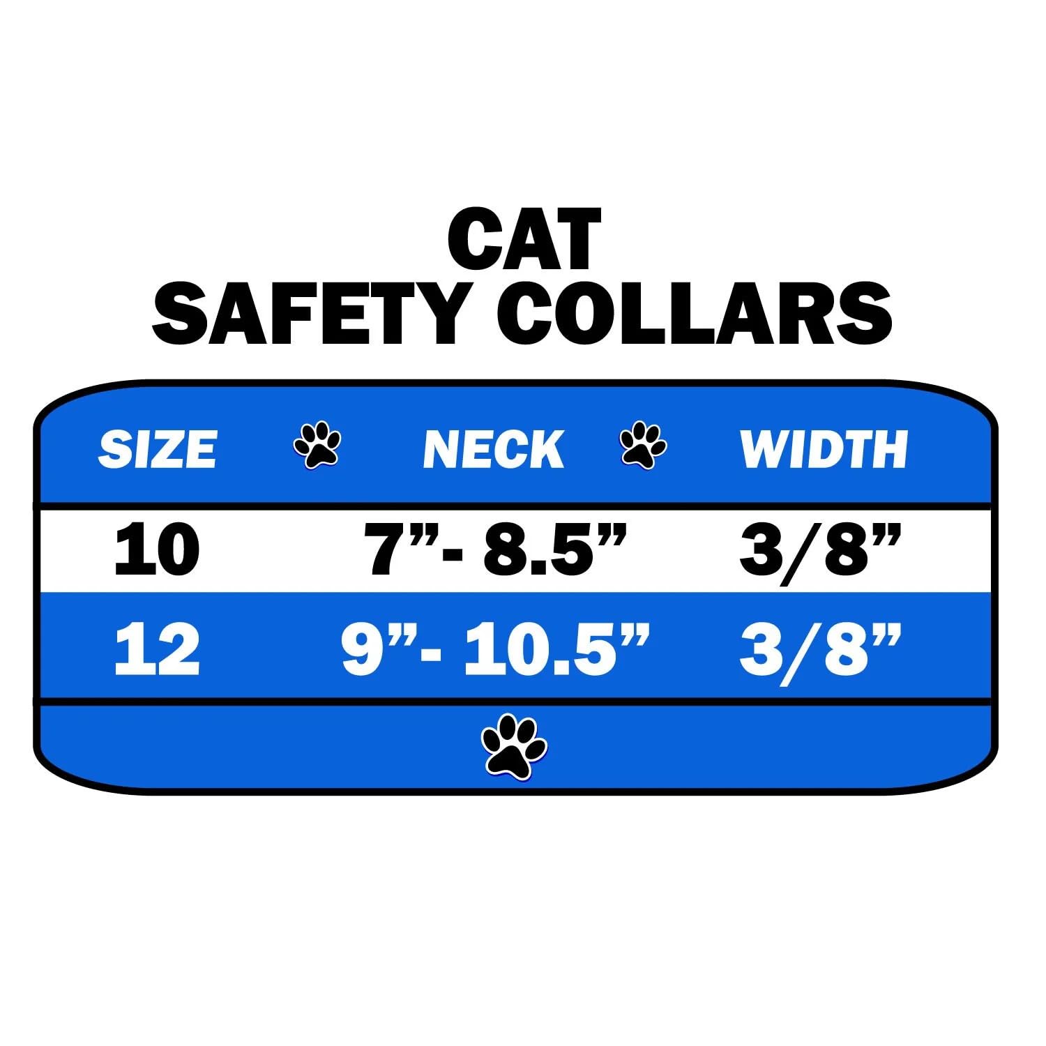 Cat Safety with Band Collar, One Row Clear Crystal Red 12