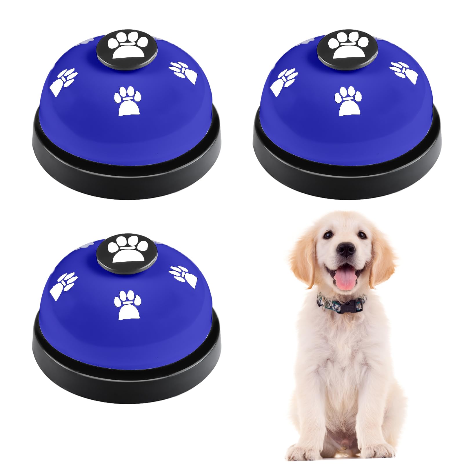 Lcckyeng 3 Pack Dog Doorbells, Pet Training Bells For Outside Potty Training And Communication, Bell For Dog Cat Puppy Interacti