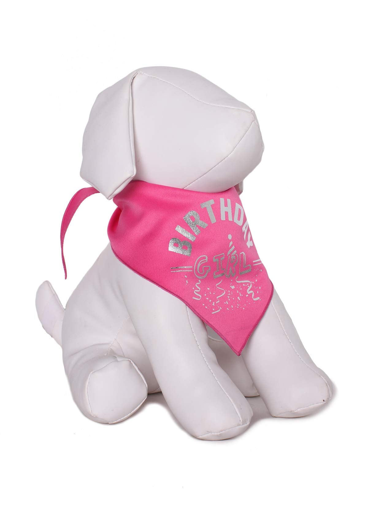 Tail Trends Happy Birthday Dog Bandana The Birthday Girl Design Fits Medium To Large Sized Dogs - 100% Cotton