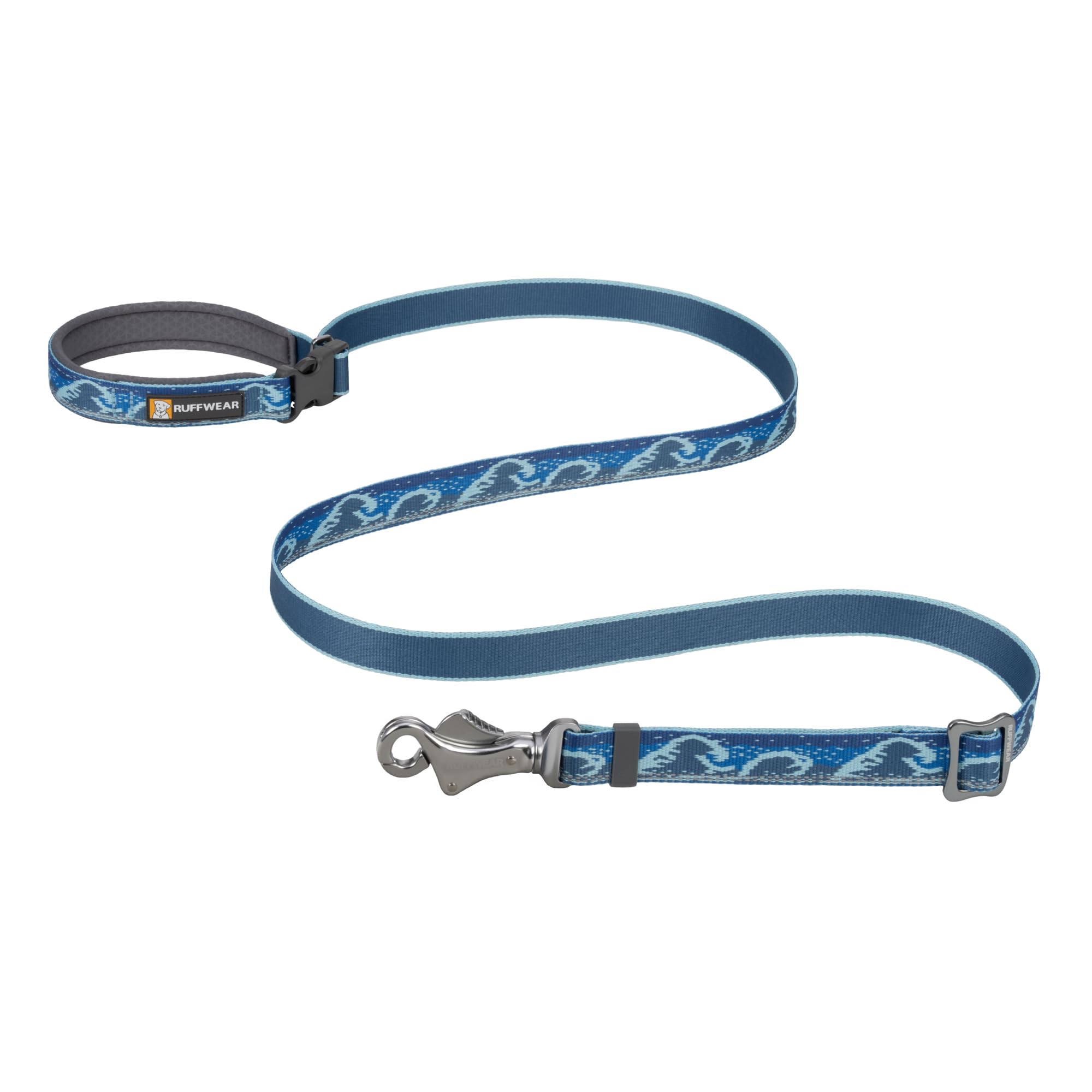 Ruffwear, Crag Ex Leash, Extendable Dog Leash, Hand-Held Or Waist-Worn Reflective Lead, Midnight Wave