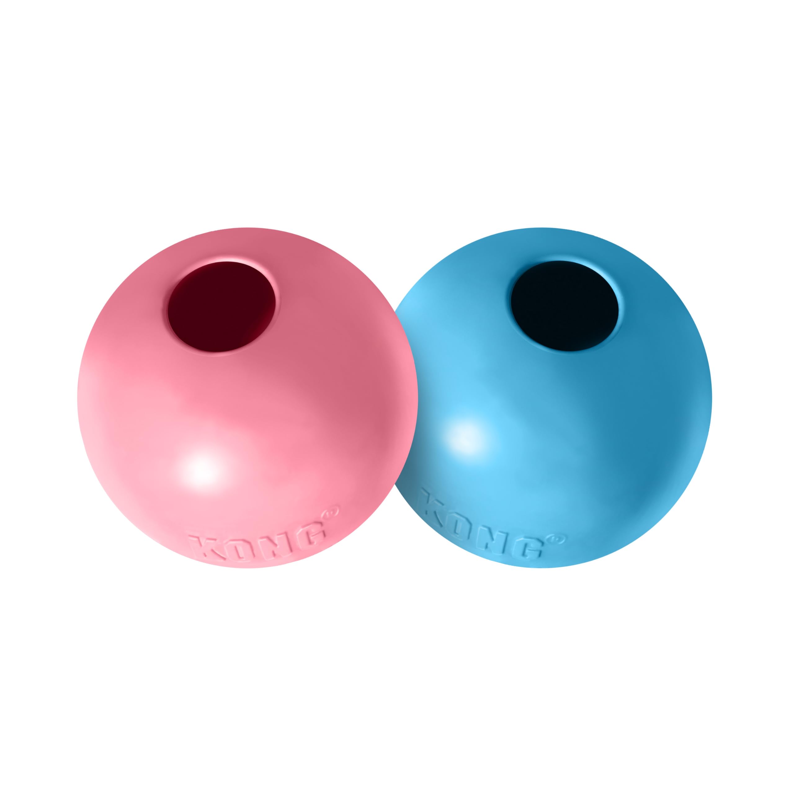 KONG Puppy Ball w/Hole - Soft & Durable Activity Ball for Puppies - Dog Toy Supports Healthy Exercise & Interactive Play - Dog T