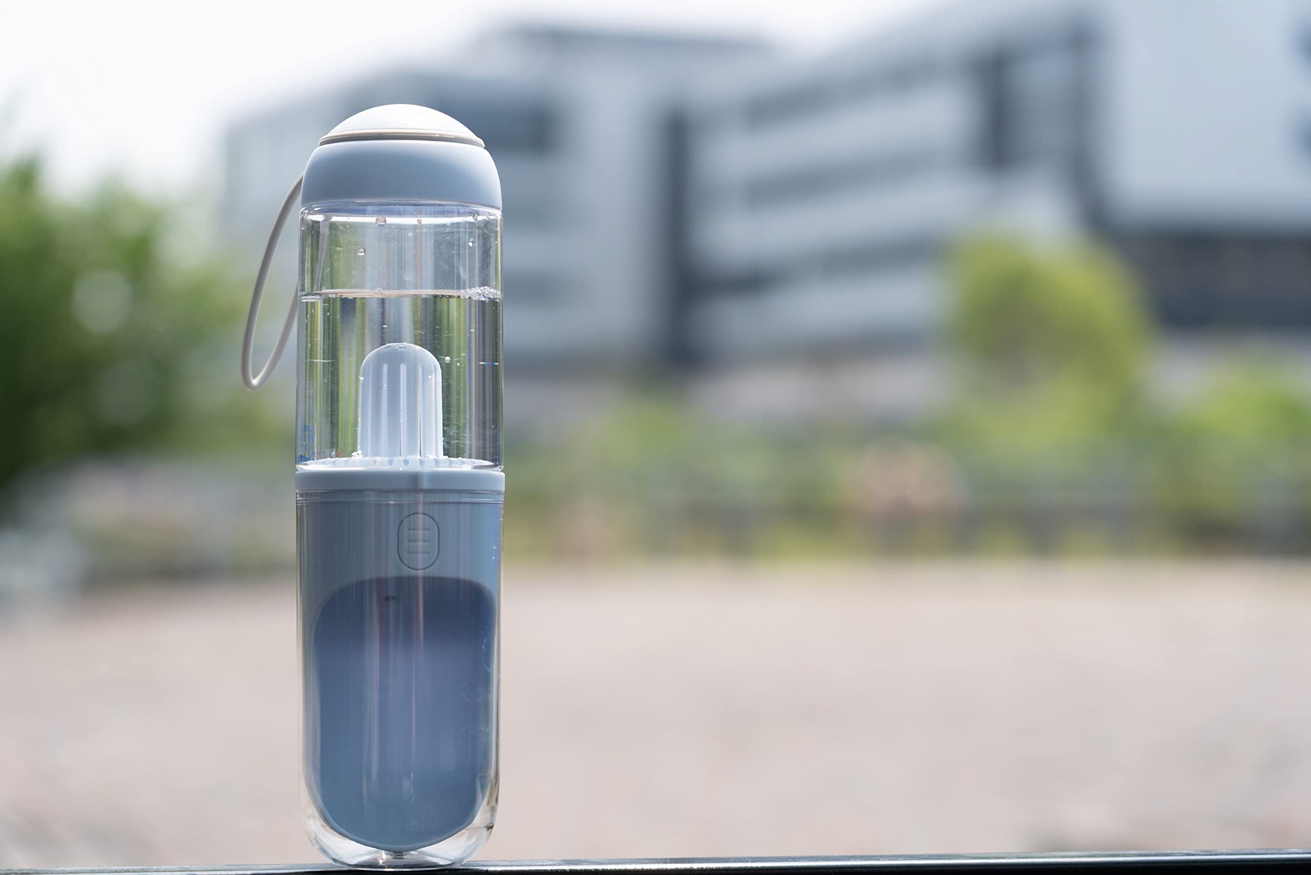 Pet Life  'PYURE' Handheld Travel Filtered Water Feeder