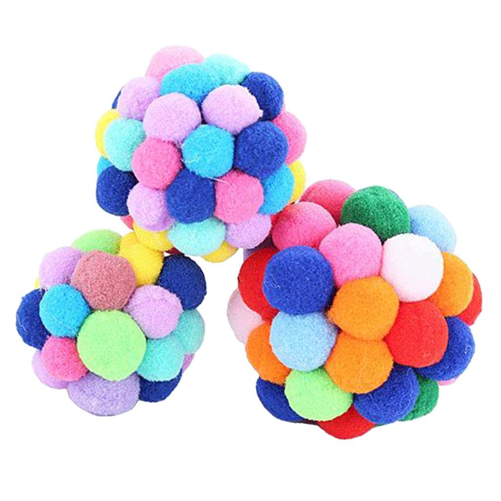 The Style Sutrapet Kitten Colorful Ball Toys Cat Catch Exercise Interactive Play Toys S|Pet Supplies | Cat Supplies | Toys