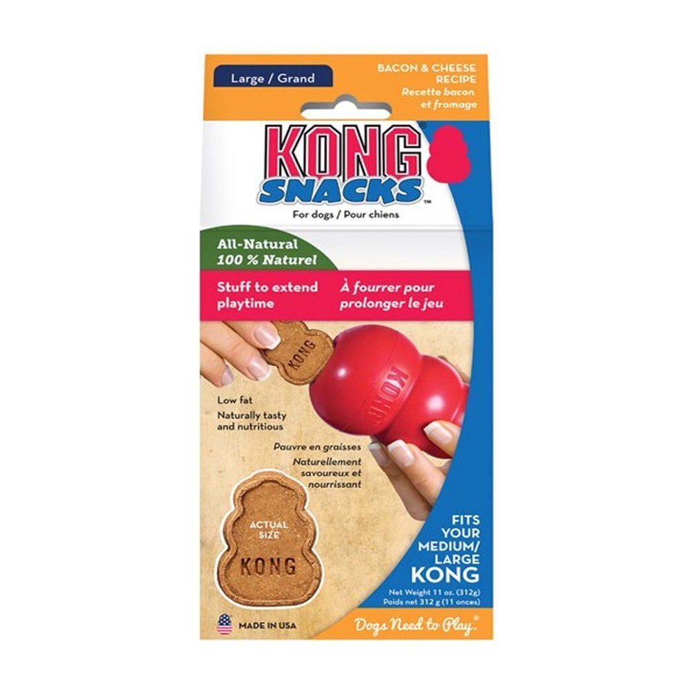 KONG Stuffn Bacon & Cheese Snacks Large