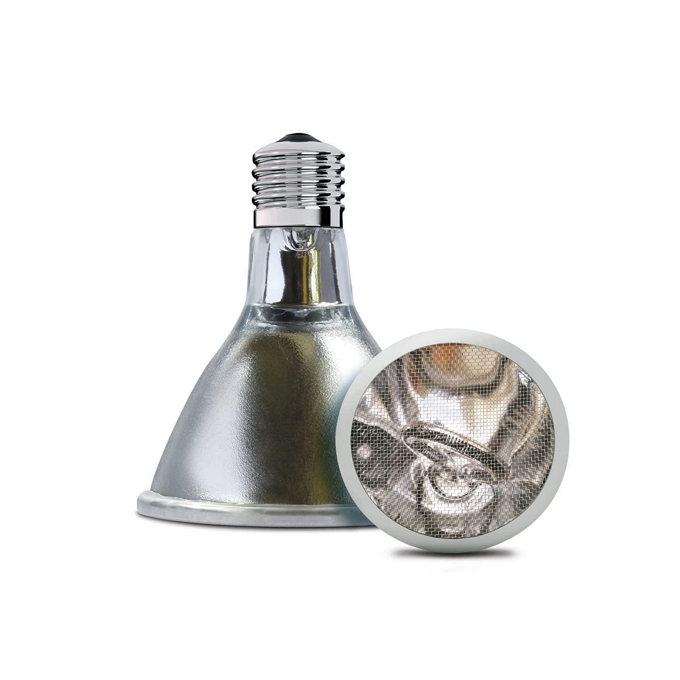 Arcadia Deep Heat Emitter 80W for Reptile Enclosures - Silver Aluminum - Model RARHP80Z