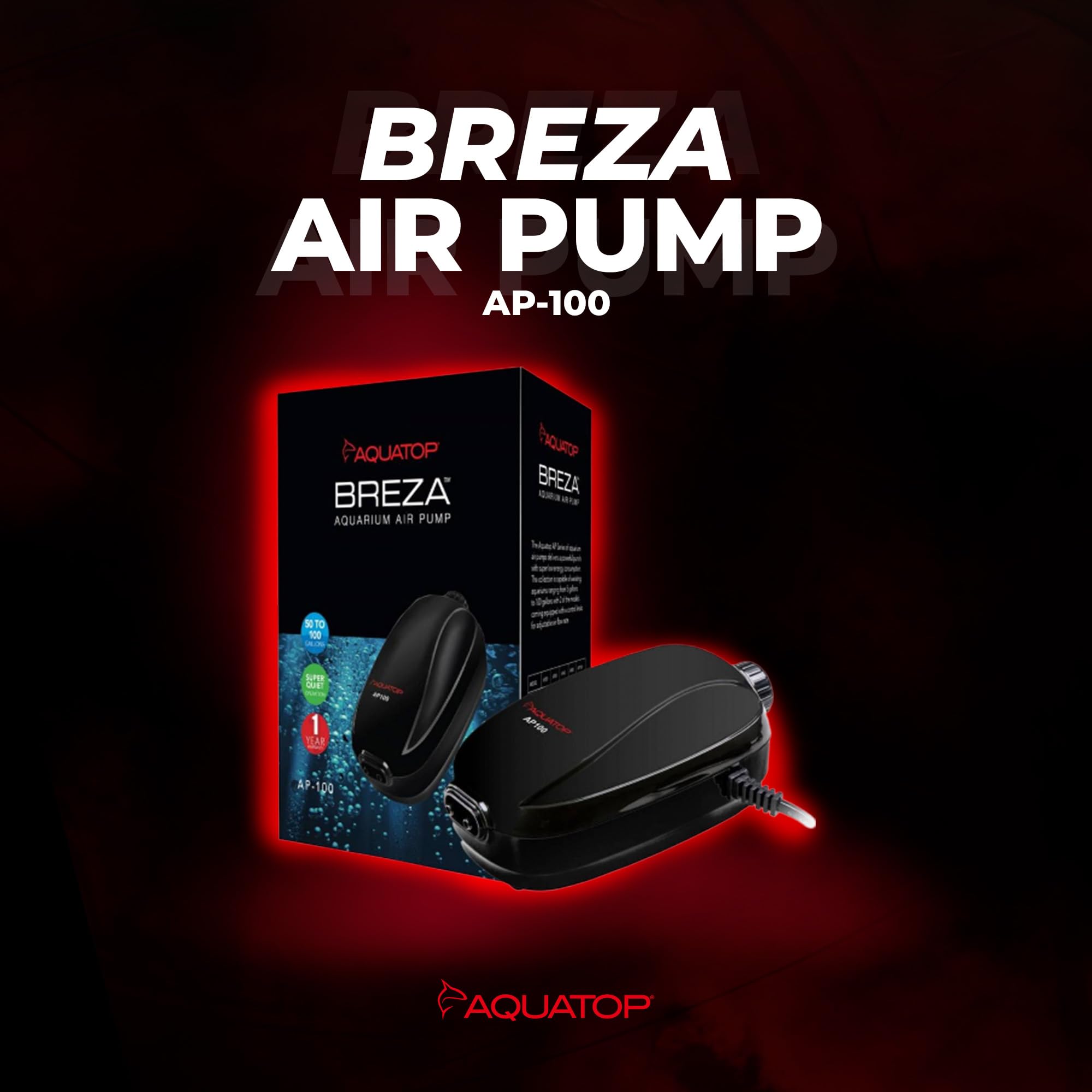Aquatop Ap-100 Aquarium Air Pump