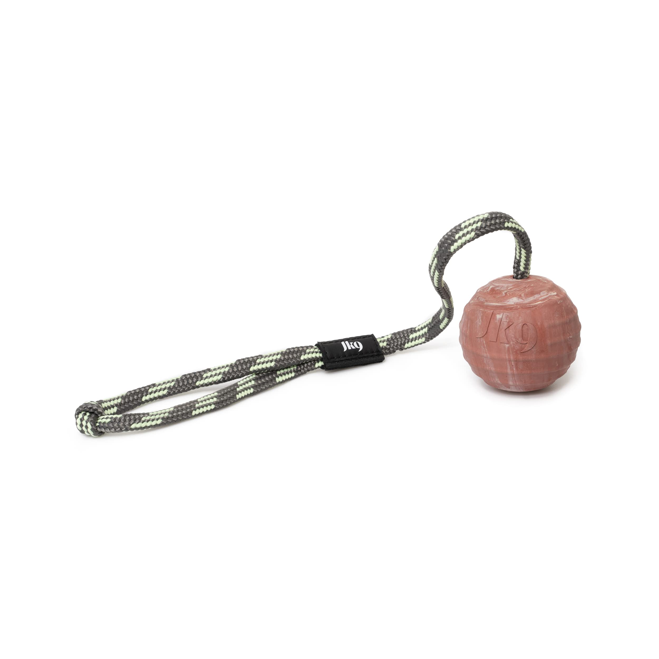 Julius-K9 Idc Natural Rubber Ball With Closable Handle, Horizontally Grooved, 60 Mm