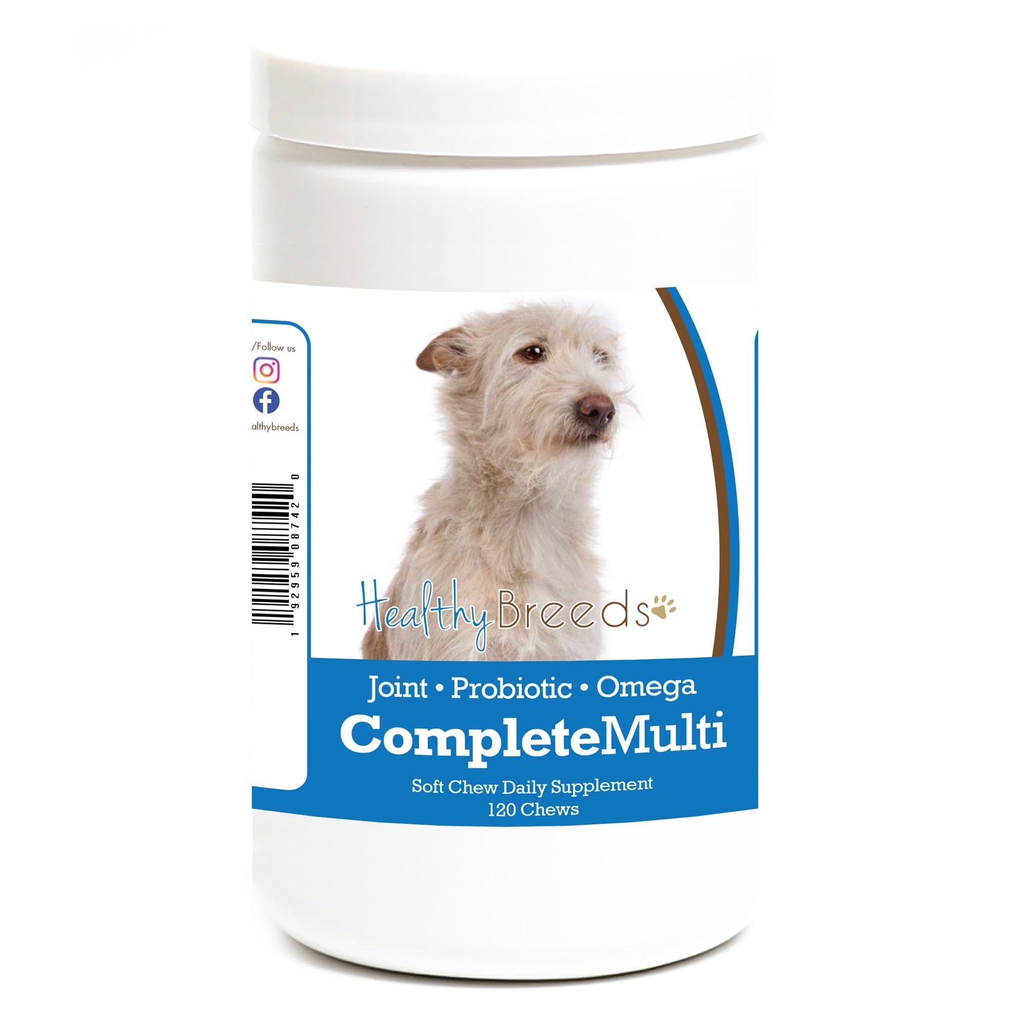 Healthy Breeds Portuguese Podengo Pequeno All in One Multivitamin Soft Chew 120 Count
