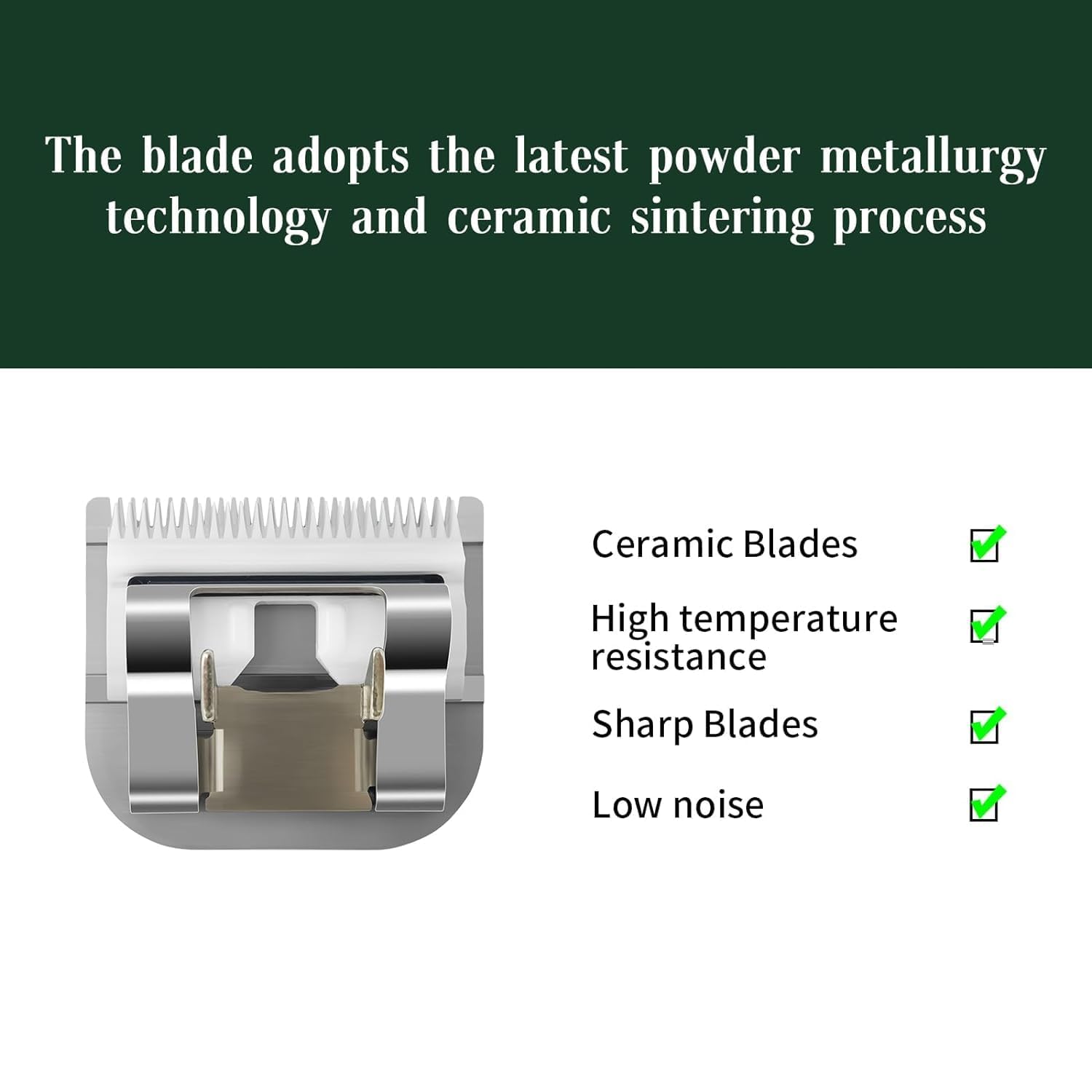 Size 84 Detachable Replacement Blades,Compatible With Oster Classic 76/Star-Teq/Power-Teq Andi A*Dis Agc,Bdc,Bgc,Mbg Series Clippers,3/32-Inch Cut Length For Dogs And Medium-Size Animals