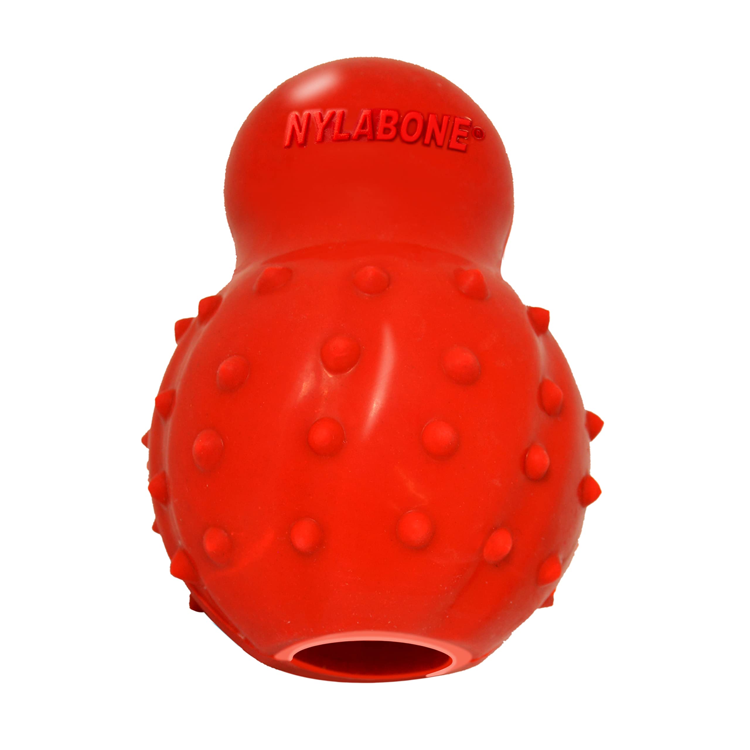 Nylabone Rubber Stuffable Cone Strong Chew Toy For Dogs, Dog Toys For Moderate & Aggressive Chewers, Bacon Flavor, Large - Up To 50 Lbs, 1 Count