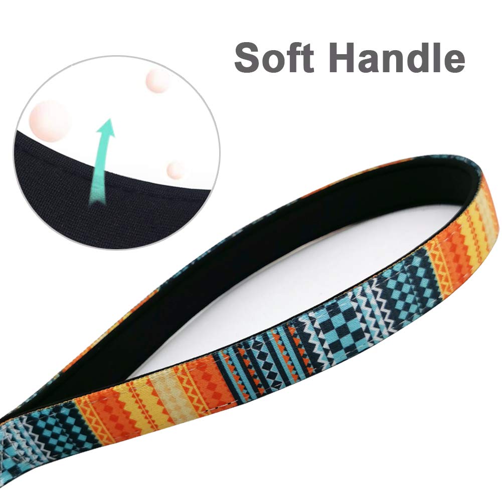 Maypaw Printing Floral Pattern Dog Leash, 6Ft Strong Nylon Dog Lead Colorful Pet Leash For Small Medium Dogs Walking Playing