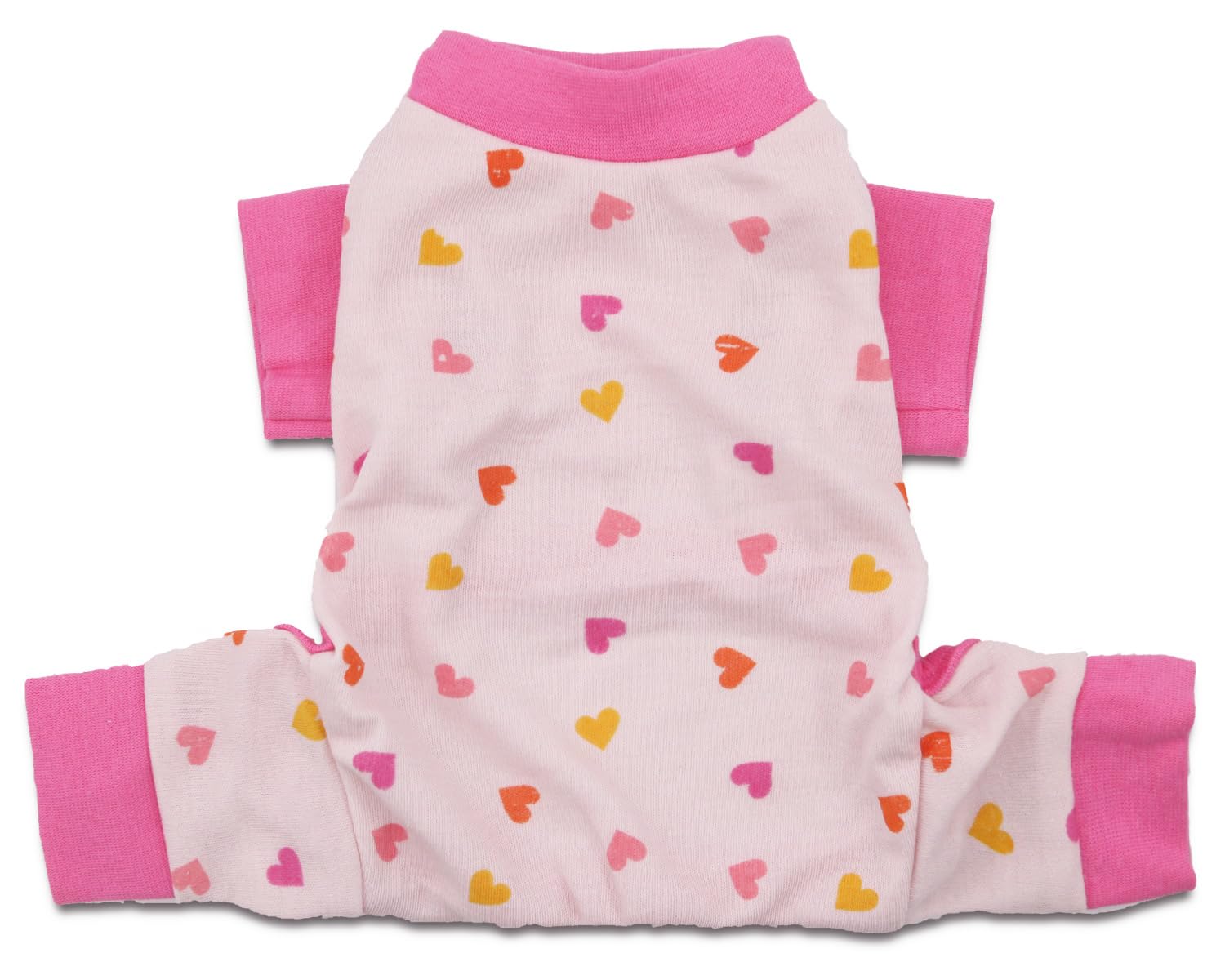 Droolingdog Small Dog Pajamas Dog Pjs For Medium Dogs Doggie Onesie For Small Dogs With Cute Heart Pattern